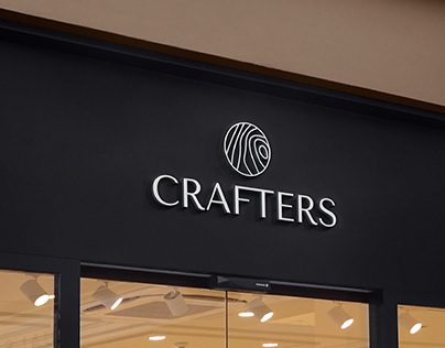 Crafters. Furniture studio. Logo. Branding