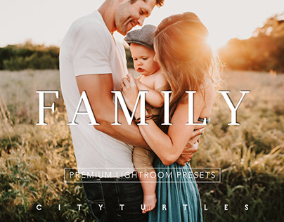 Natural Outdoor FAMILY Lifestyle Portrait LR Presets
