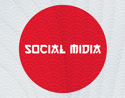 Social mídia para restaurante de comida japonesa
