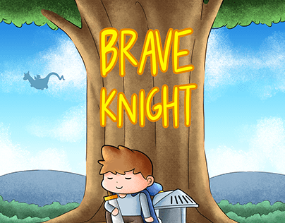 Brave Knight Children book portfolio