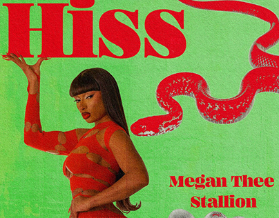 megan thee stallion hiss single cover redesign