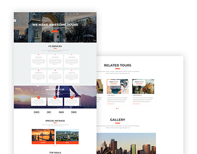 FZ – Tour And Travel Agency HTML Template