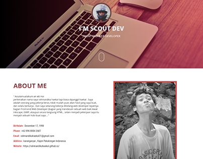Scout Dev | Free Template by Bootstrap