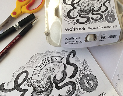 Waitrose eggs packaging