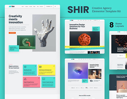 Shir - Creative Agency & Portfolio Elementor