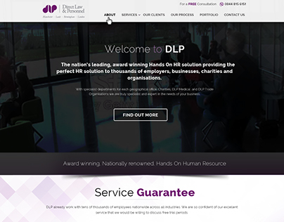 DLP Website for law firm
