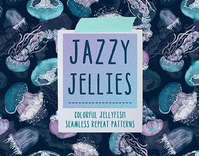 Project thumbnail - Jazzy Jellies Seamless Repeat Designs
