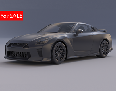 Nissan GTR 3D Model