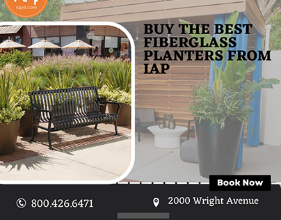 Buy The Best Fiberglass Planters From IAP