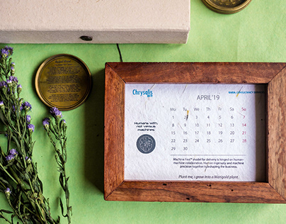 Plantable Seed Paper Calendars by 21Fools