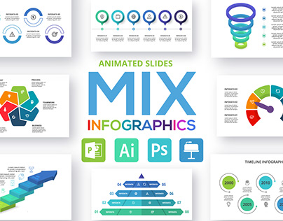 Mix animated infographics 2