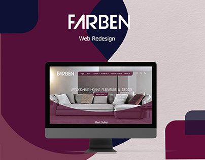 Farben Web Redesign ( Furniture Brand )