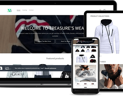 Shopify clothing store