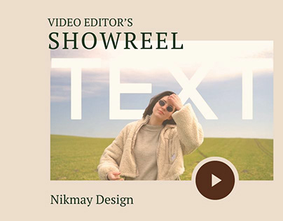 Video editor's showreel