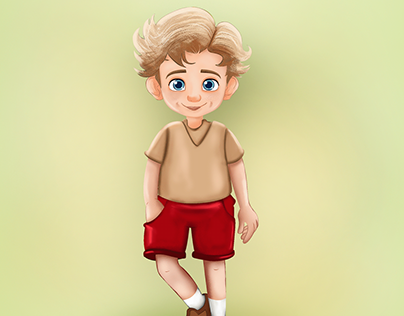 childern book character illustration