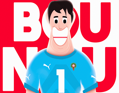 "BOUNOU" illustration WORLD CUP