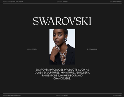 Swarovski — UI UX Design Concept