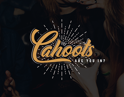 Cahoots | Cocktail Bar Branding Identity.
