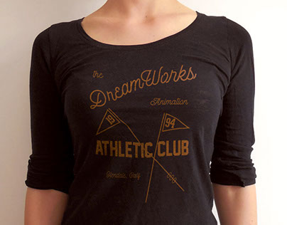 Athletic Club t-shirts for DreamWorks Animation
