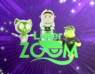Liefer Zoom Company logo animation