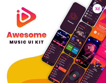 iPlayMusic - A Free Awesome Music App UI