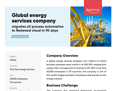 Business Automation Case Study: Energy Company