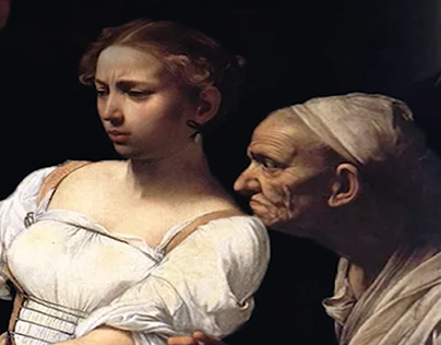 Judith Beheading Holofornes by Caravaggio