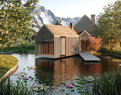 3D Visualisation of Refuge House | Wim Goes Architects
