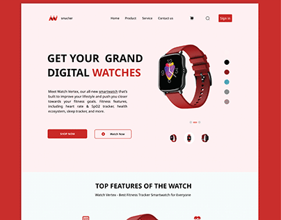 Smart-Watch Website Design