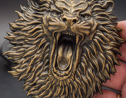 Roaring Lion magnet souvenir