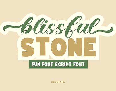 Blissful Stone - FREE FONT