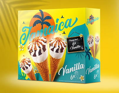 JAMAICA Icecream | Packaging & logo design