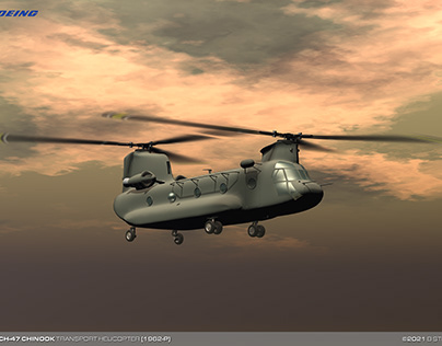 Boeing CH-47 Chinook Transport Helicopter (1962-P)