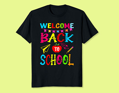 Welcome Back To School T-Shirt Design