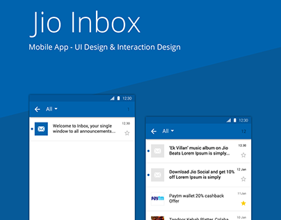 Jio Inbox - Mobile Application