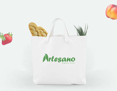 Artesano organic store - logo, branding and packaging