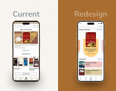 Redesign - Goodreads Mobile App
