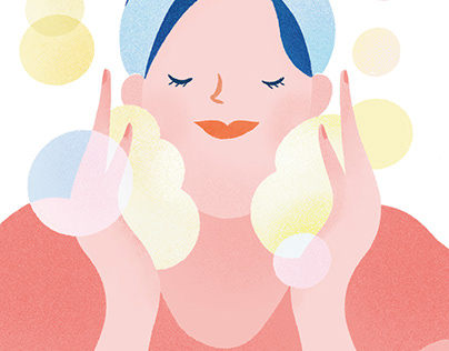 Project thumbnail - illustratons for Nippi Collagen Cosmetics