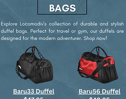 Best Travel Duffel Bag – LocoModiv