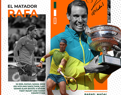Rafael Nadal poster - Roland Garros 2022