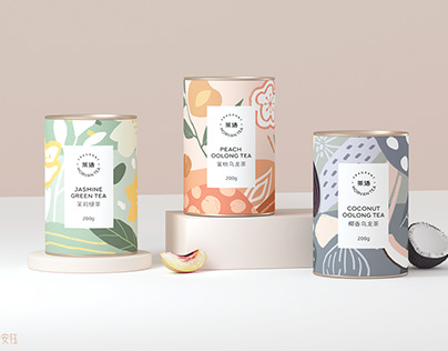 Morvan茶语果茶系列包装礼盒设计 | 紫安钰