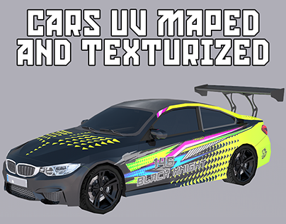 CARS UV MAPPED AND TEXTURIZED - RENDERS