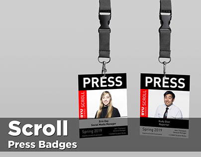 Scroll: Press Badges
