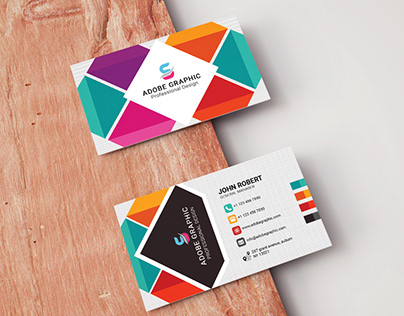 Color Business Card Design - Photoshop