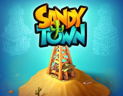 SandyTown | Game Art Project