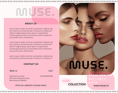 MUSE - lipstick brochure