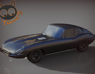 Jaguar F Type Vintage 3D Print Ready Model