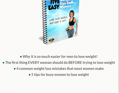 Weight Loss For Women Affiliate List Building Pack