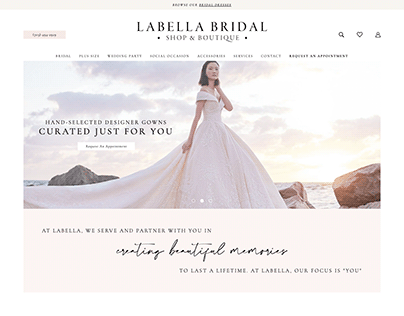 Labella Bridal Boutique Website