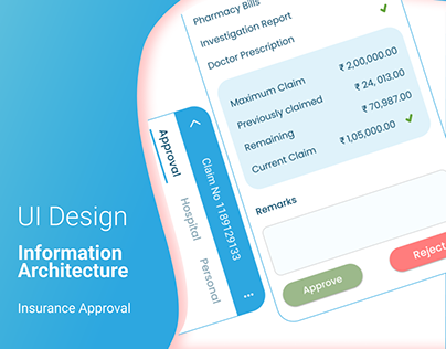 Health Insurance Approval - UI Design